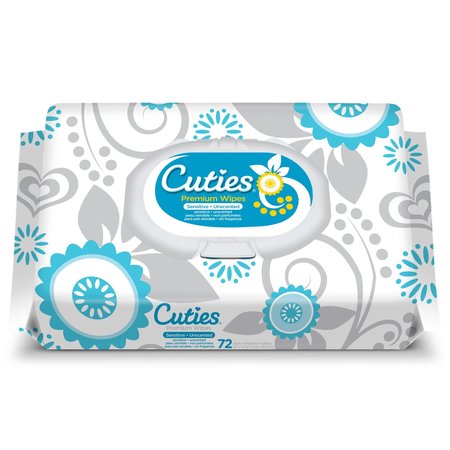 CUTIES Baby Wipe Soft Pack, PK 72 CR-16413/3